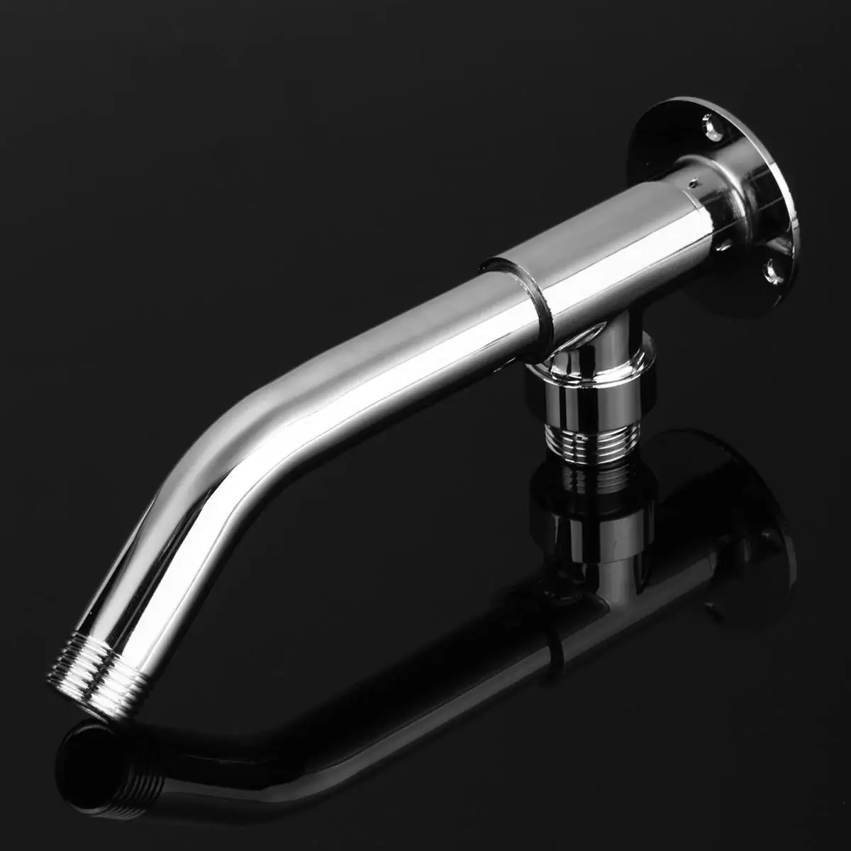 Wall Mounted Shower Extension Arm Set Angled Extra Pipe Stainless Steel Hose 13.2cm For Rain Shower Head Bathroom Accessories