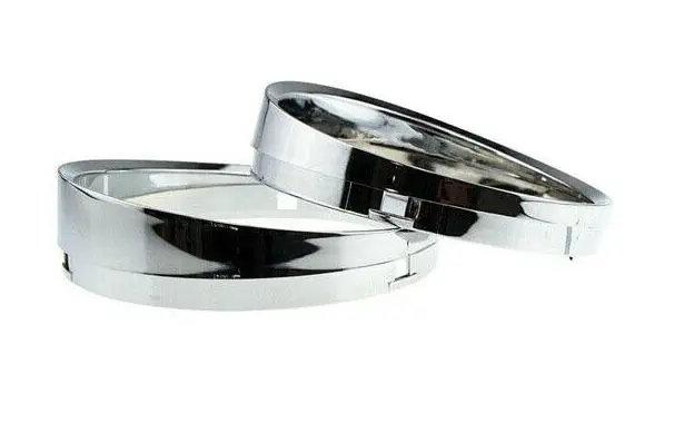 Speedometer Chrome Dashboard Dial Gauge Rings Bezel Trim For BMW E60 E61 Pre-LCI M5