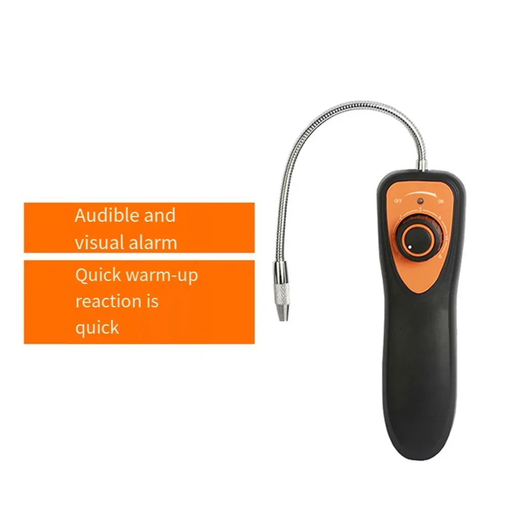 Air Conditioning Leak Detector Electronic Leak Detector Advanced Low-power Microprocessor Flexible Stainless Steel Probe