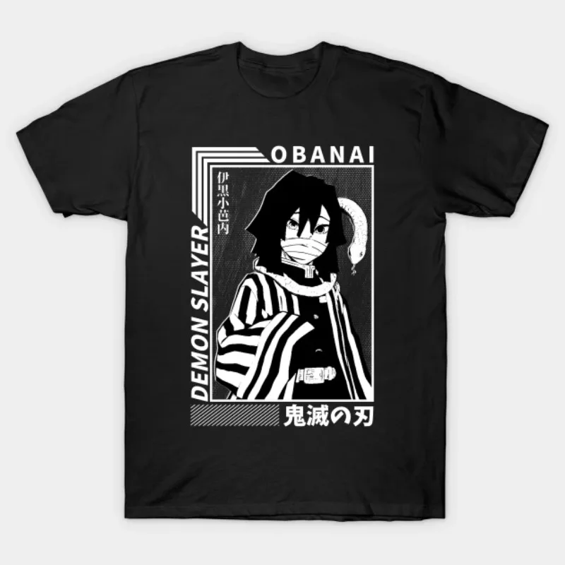 

Demon Slayer Anime ‌‌‌‌‌‌‌‌‌‌Iguro Obanai Ver21 T Shirt Summer Cotton Men Women Streetwear Casual Couple ‌tees Harajuku Casual