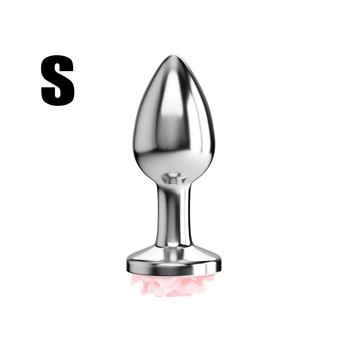 قابس معدني جديد على شكل وردة لألعاب التمتعة الذاتية الشرجية للذكور والإناث - منتج ألعاب غير تقليدي للبالغين