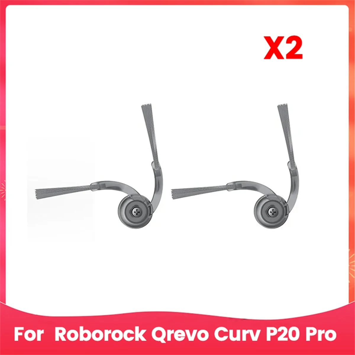 

Side Brush Replacement for Roborock Qrevo Curv P20 Pro Vacuum Cleaner Spare Parts Brushs Accessoies