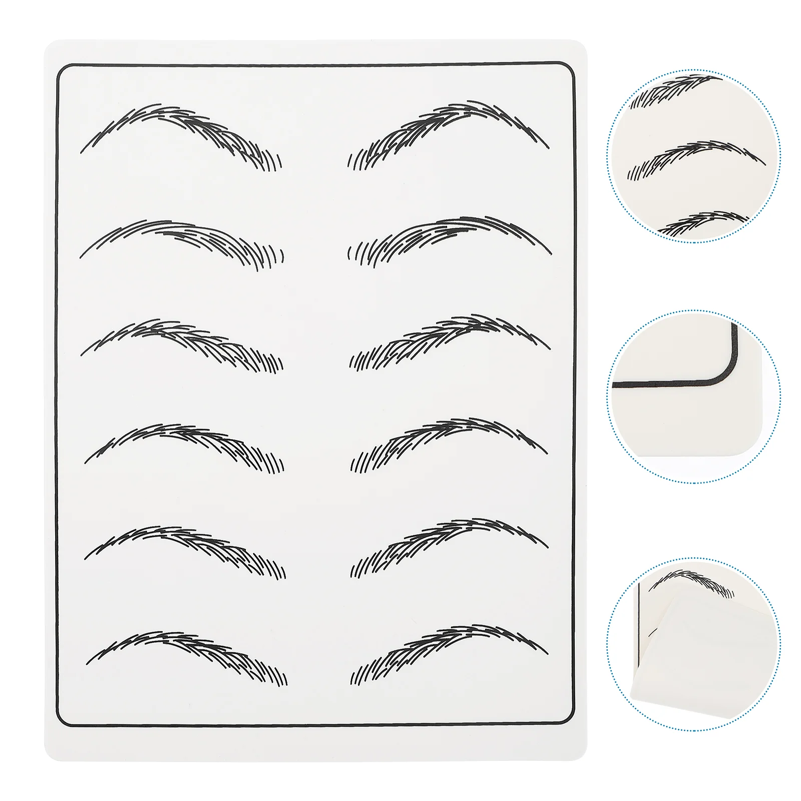 

6 Pcs Tattoo Practice Makeup Tool Skin Fake Microblading Accessories Beginner Training