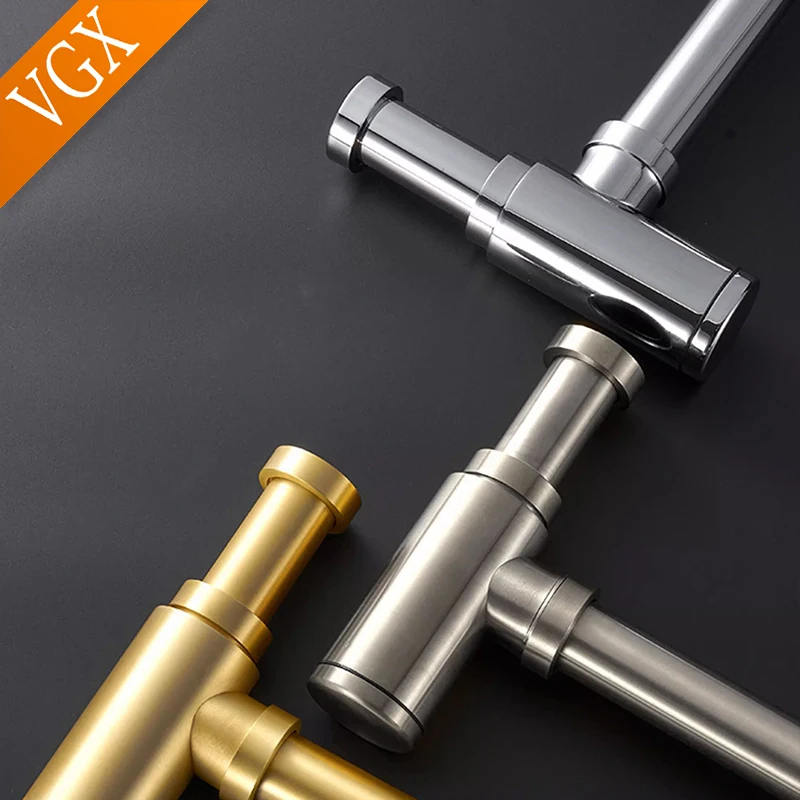 vgx-round-p-trap-waste-pipe-kit-stainless-steel-304-adjustable-height-siphon-drainer-plumbing-tube-basin-bottle-plumbing-trap