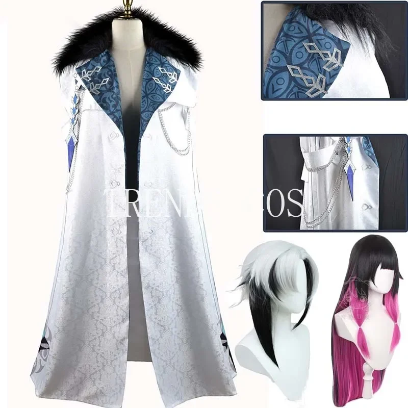 

Fatui Harbingers Cosplay Costume Columbina Cloak Harlequin Cloak Fatui Harbingers Outfits