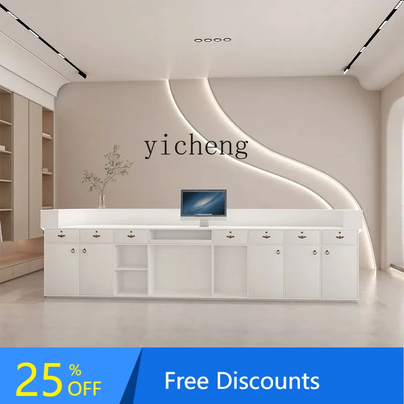 AA Beauty salon checkout page barber shop checkout page Hair salon dedicated reception desk table