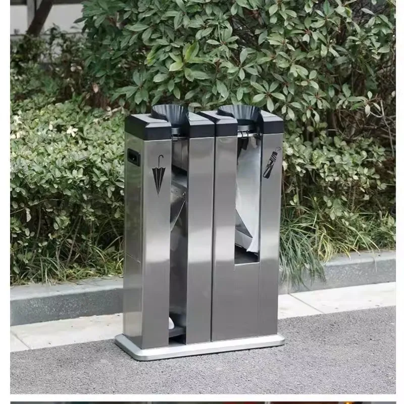 

Umbrella machine Umbrella bag water remover, stainless steel luxury double head automatic umbrella machine