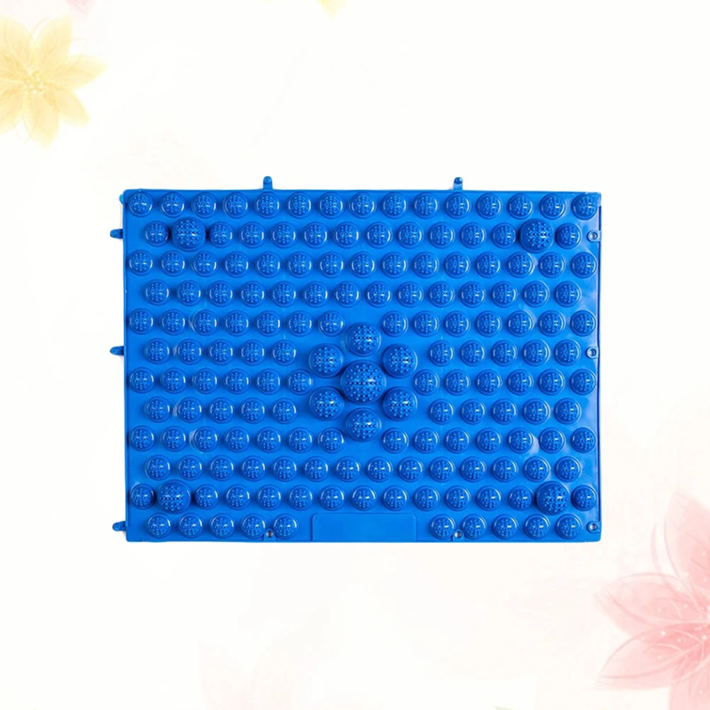 

2pcs Foot Mat Reflexology Massage Pad Reflexology Foot Massage Pad For Heel Arch Toe Relief Portable Acupressure Tool Blue
