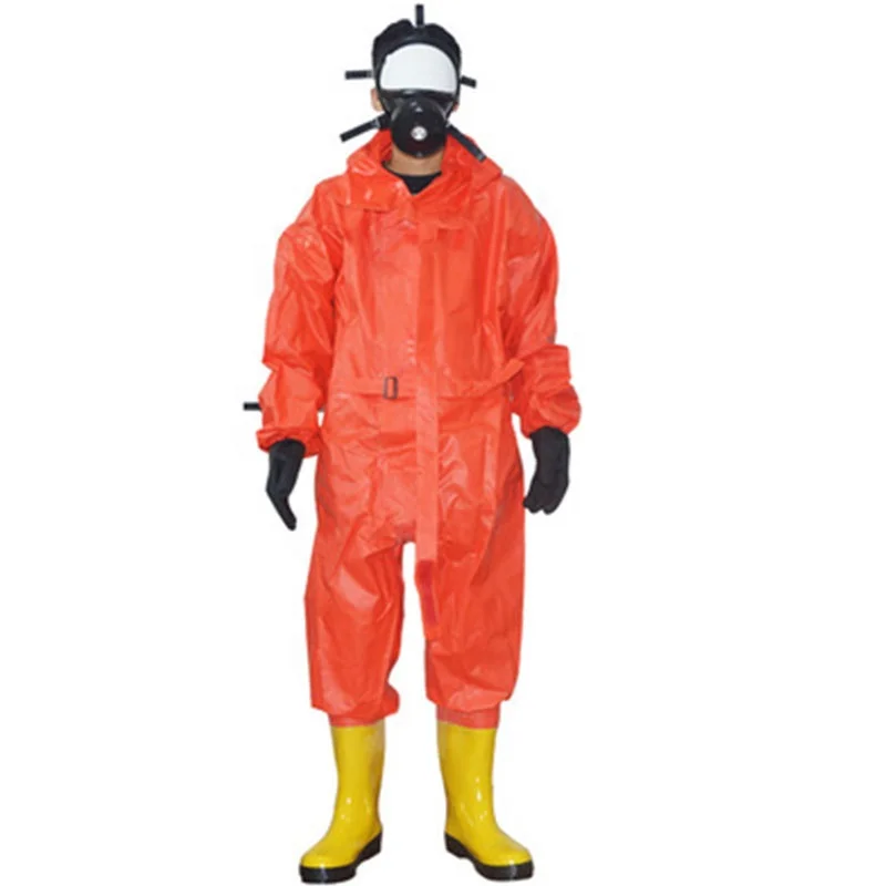 PVC Simple Firemen Resistant Garment Flame Resistant Chemical Resistant Suits