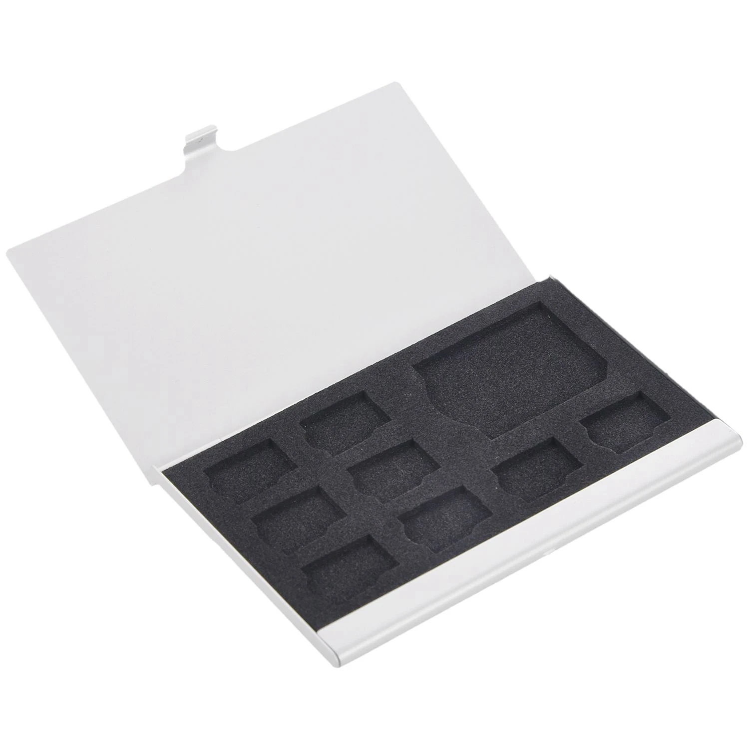 A93P 2 Pcs SD Card Case :1 Pcs Memory Card Case Card Box Holders For 3PCS SD Cards & 1 Pcs Storage Holder Box 8 TF And 1 SD
