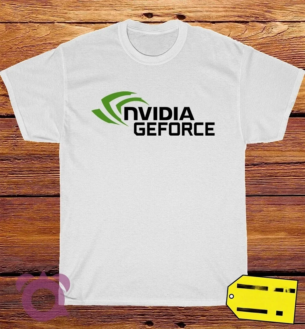 

2025 Summr New Shirt Nvidia GeForce Logo American Funny T-shirt Cotton Round Neck T-shirt