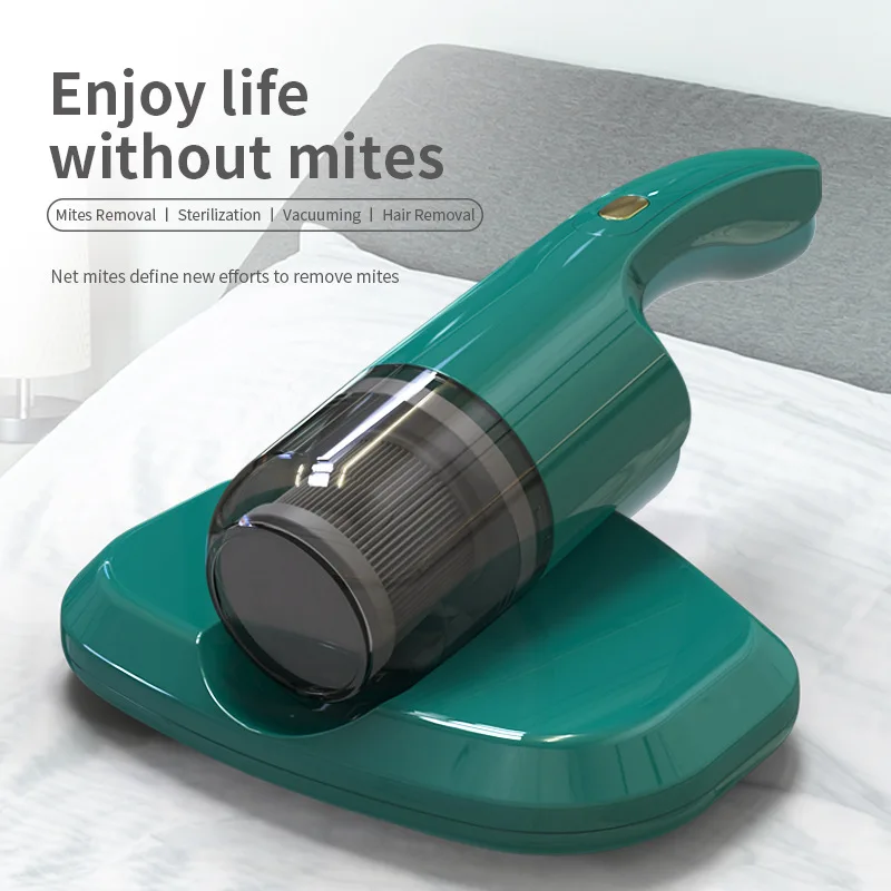 Handheld UV Bed Mite Removal Instrument Mattress Vacuum Cleaner Wireless Mite Remover Cleaning Machine For Pillows Sheets