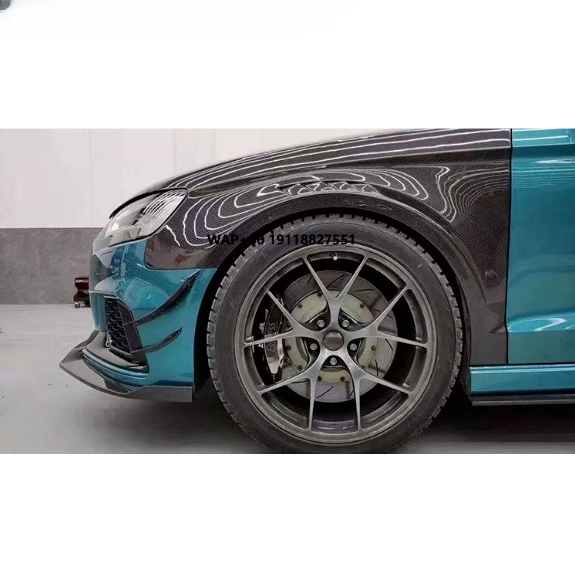 

Quality Assurance Dry Carbon Fiber Side Fenders Fit forRS3 2017-19 Car Fender