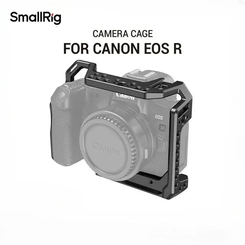 SmallRig Camera Cage for Canon EOS R with Cold Shoe Mount Thread Holes for Magic Arm Microphone Attach 2803