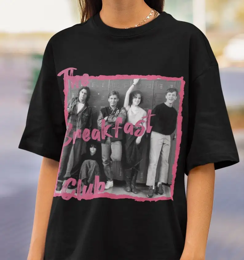 The Breakfast Club Movie T-Shirt, Unisex, Comfort Colors 1717, Relaxed Fit Vintage Retro Tee shirt, John Hughes Shirt, Mother's