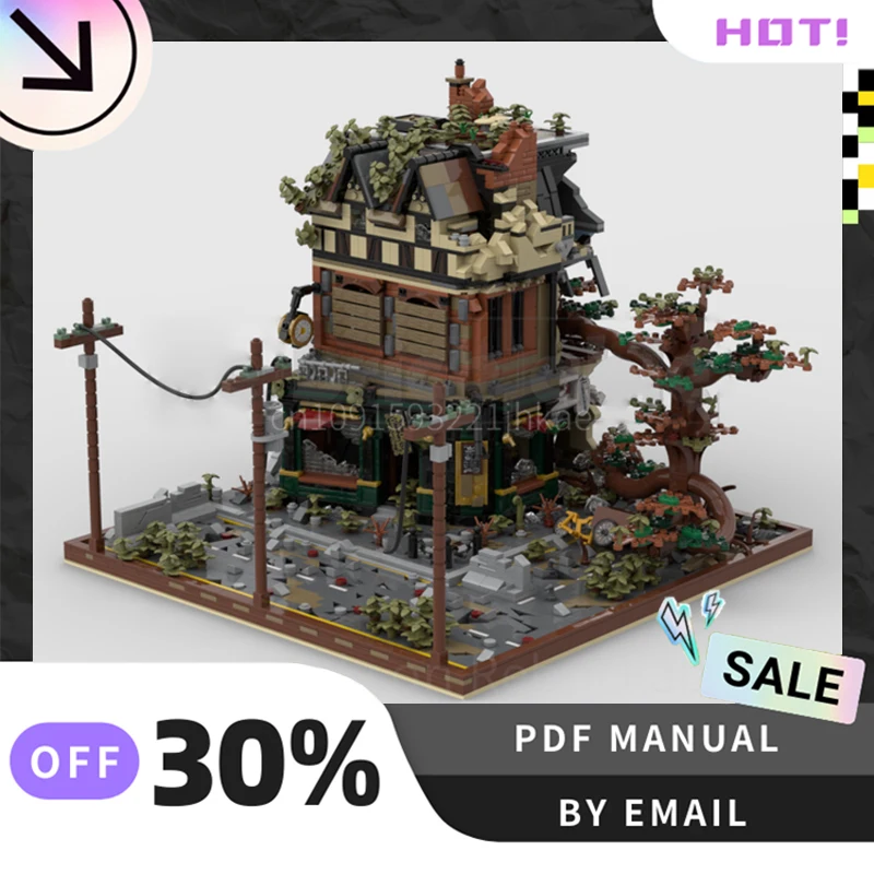 

[5126 шт.] индивидуальный уголок MOC Tudor, креативный набор строительных блоков STEM, развивающие игрушки, комплект строительной модели, подарки на день рождения