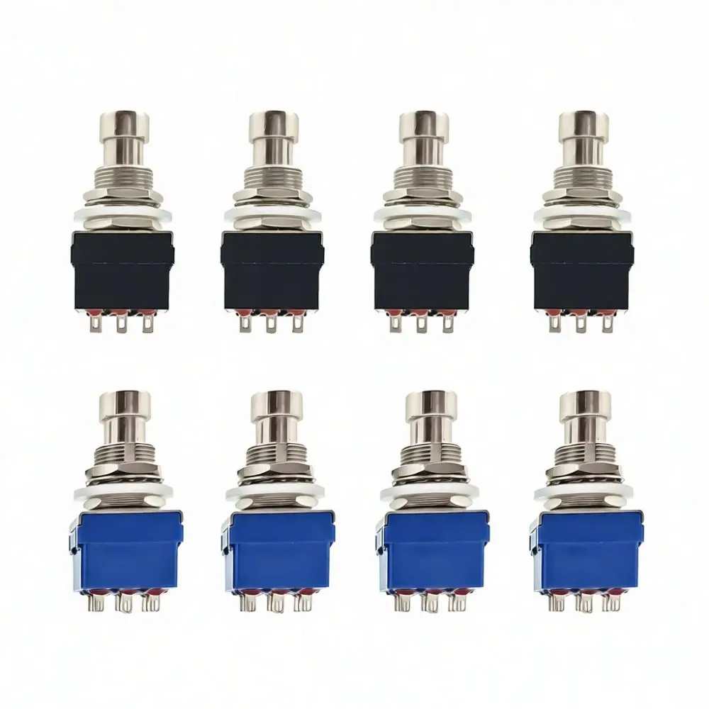 3DPT Guitar Pedal Footswitch 9 Pin Stompbox Switch Replacement For Electric Bass Audio Effect Pedal Repairing Hardware