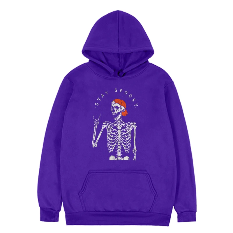 

Spooky Sweatshirts Halloween Skeleton Hoodie Retro Halloween Hoodies Skeleton Halloween Women Clothing m