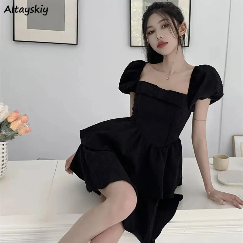 Dress Women Solid M…