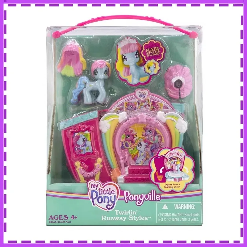 

Hasbro Anime My Little Pony Rainbow Dash Royal Ribbon Rarity Gifts for Children or Collection Genuine Action Figure Model Toys