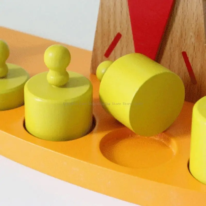 バランススケールおもちゃ幼児の脳発達木製バランスおもちゃ体重認知おもちゃ就学前アクティビティセンターギフト用