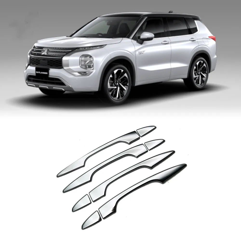 

Крышка дверной ручки автомобиля для 2022 2023 2024 Mitsubishi Outlander хромированные аксессуары 8 шт./компл.