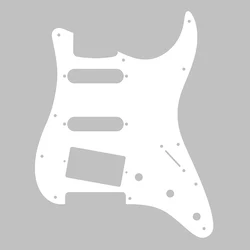 Custom Guitar Pickguard For US Fender Strat, USA And Mexican Standard, ST HSS With PAF Humbucker Angle Guitar Pickguard