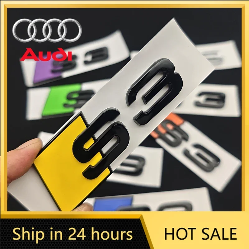 

Новая 3D-эмблема S3 из хромированного АБС-пластика (зеленый, желтый, фиолетовый, синий, черный) для заднего багажника автомобиля Audi S3 8V 8P 8L 8Y S 3 Ac