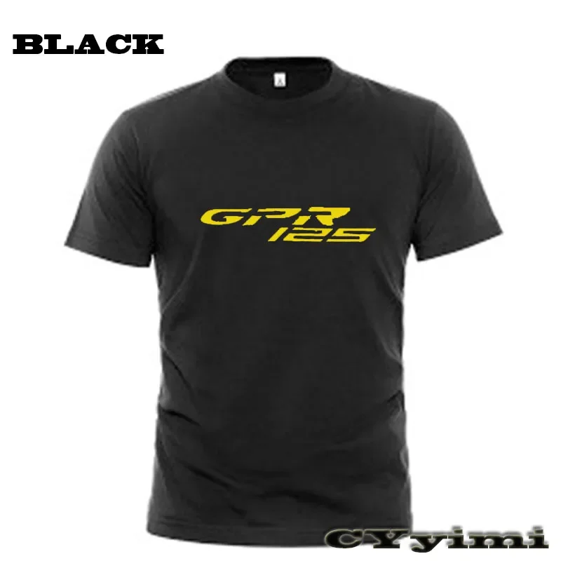 Per Aprilia GPR125 APP125 T Shirt uomo nuovo LOGO T-Shirt 100% cotone estate manica corta girocollo Tees uomo