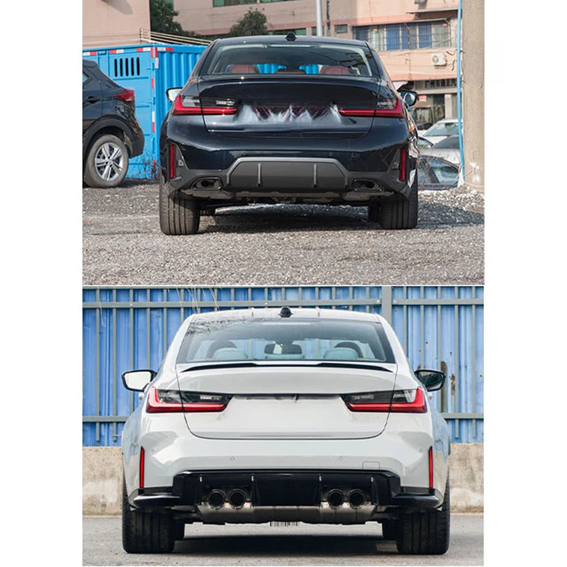 High Quality Full Replacement Tuning Front Rear Bumper Body Kit with Clips for 3 Series G20 M3 M4 2023+