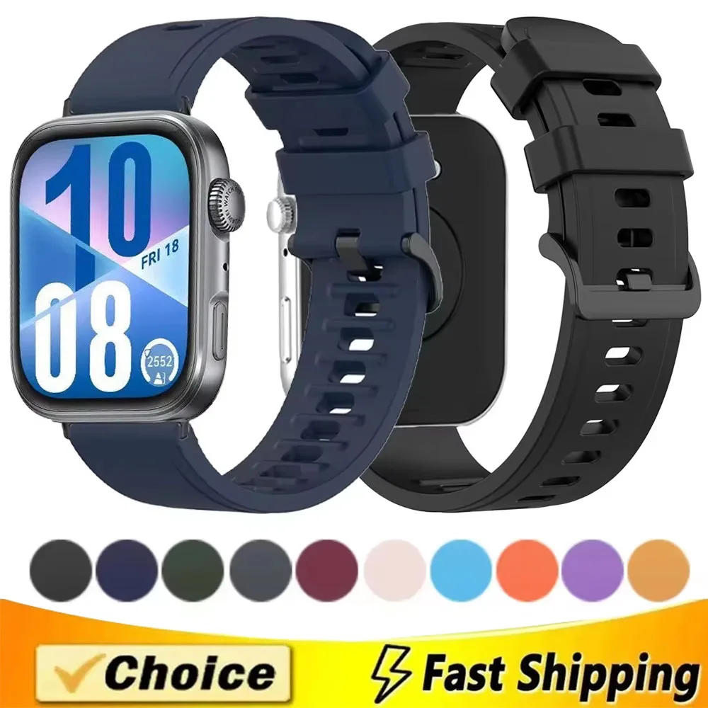 Silikonarmband für Huawei Watch Fit 4/4 Pro, bequemes, austauschbares Armband für Huawei Watch Fit 4 Fit 3 Zubehör