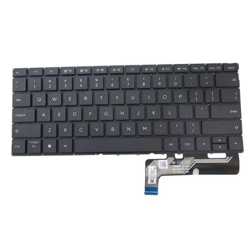 YD Laptop Keyboard For REALME BOOK AIR 9Z.NK3SE.101 NSK-7A01SE Black No Frame United States US New