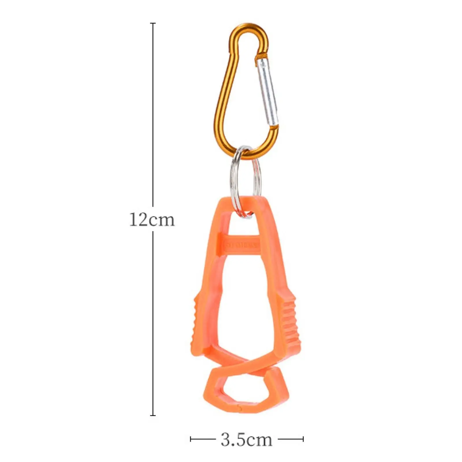 Portable Glove Grabber Clip Interlocking Snap Hook Guard Duty Holder for Construction Camping