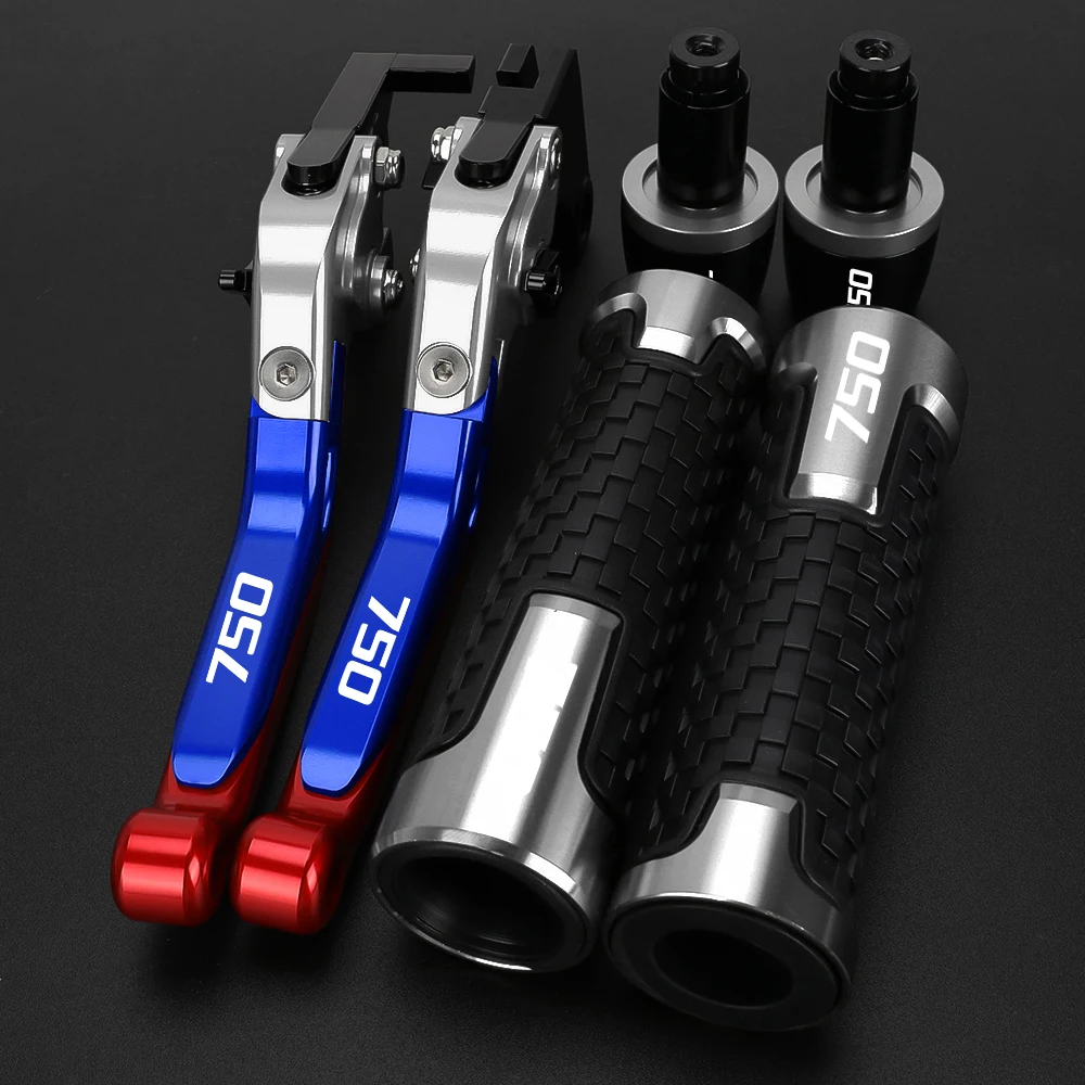 

For SUZUKI GSXR750 GSXR 750 2006~2010 2009 2008 2007 Foldable Brake Clutch Levers 7/8'' 22mm Handlebar Knobs Handle Grips Ends