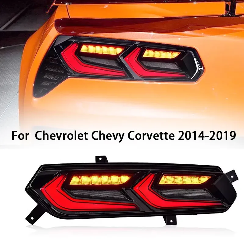 

Автомобильное освещение для Chevrolet Corvette c6 светодиодный задний фонарь 2014-2019 ZR1 задний противотуманный тормозной сигнал поворота автомобильные аксессуары