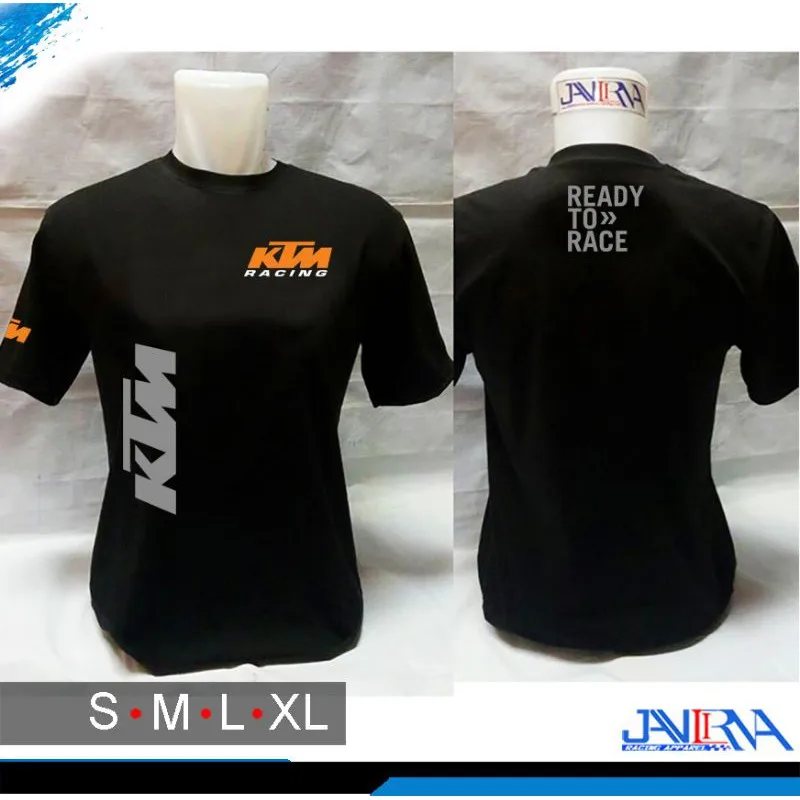 Men's Retro KTM Extreme Sports Graphic 100% Cotton T-Shirt Crew Neck Moto Cross Streetwear Dad Husband Party Tops