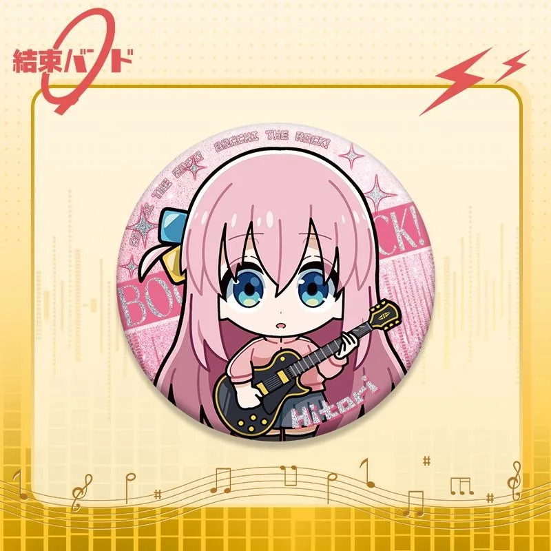 Bocchi The Rock GotohHitori Yamada Ryo Ijichi Nijika Kita Ikuyo Badge Anime Peripheral Cartoon Cute Brooch Kawaii Goods Gift