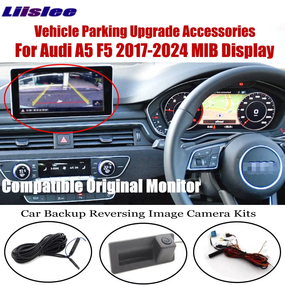 

6.5"/8"/9.2" Original Factory Display Car Reversing Camera For Audi A5 F5 2017-2024 MIB System Backup Image Upgrade Accessories