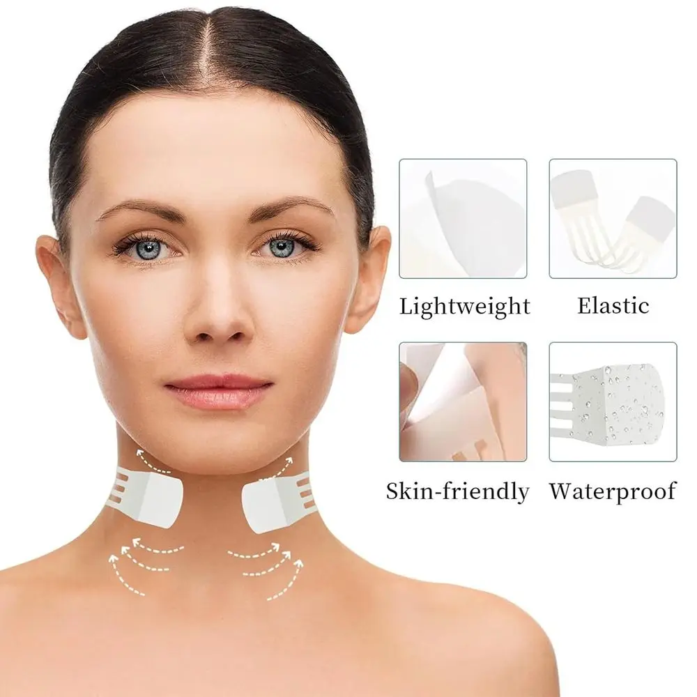 20 قطعة شرائط شريط رفع الرقبة أقل طويلة الأمد شريط رقبة أكثر سلاسة غير مرئية للعناية بالبشرة الأنثوية #3