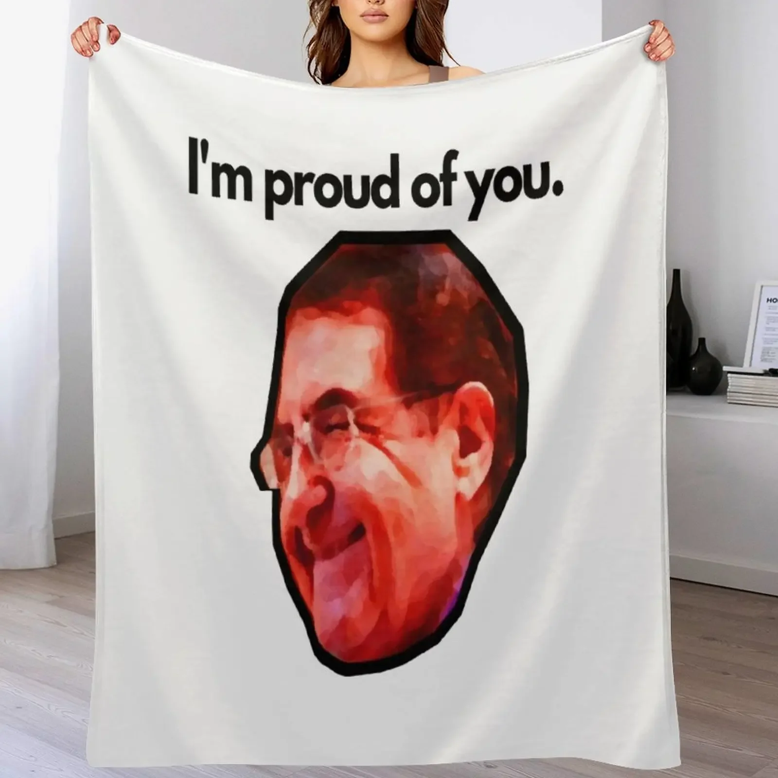 

Dr Nowzaradan is Proud of You Throw Blanket Picnic Bed Fashionable Bed linens Fashion Sofas Blankets