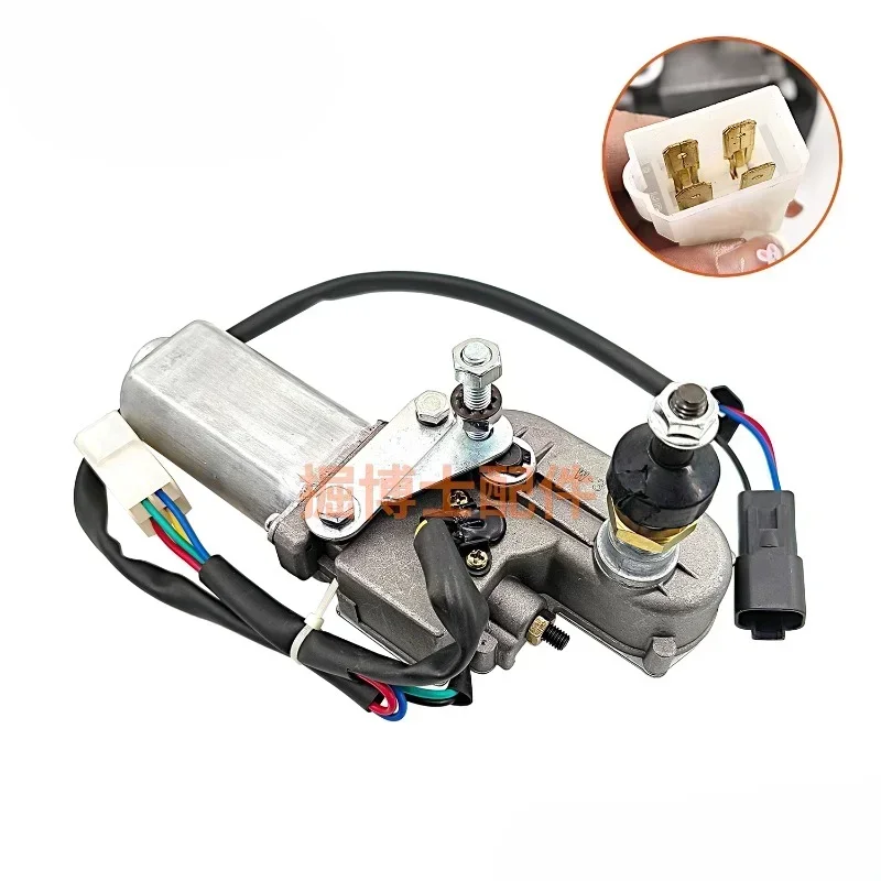 Excavator Wiper Motor For Komatsu PC56-7 PC55-3 Wiper Blade Assembly