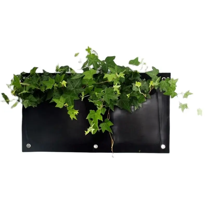 

Wall-mounted Vertical Garden Planter, Polyester, Home Gardening, Flower Planting Bags, Indoor Wall Planter50 x 30cm, 2 3 Pockets