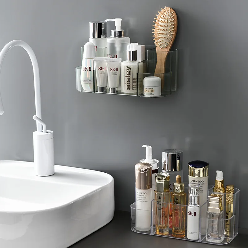 new-plastic-wall-mounted-cosmetic-storage-box-home-bathroom-no-punching-toilet-organizer-wash-supplies-storage-container