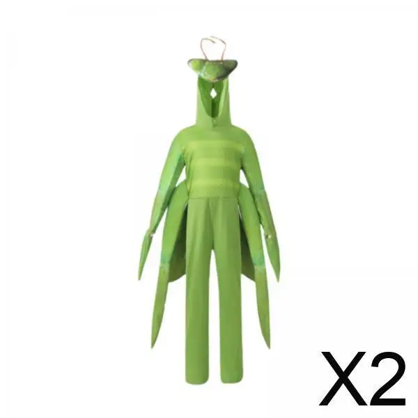 

Green Bug Praying Mantis Costume Adult Performance Wear Extra Costume for Dance and Halloween Event