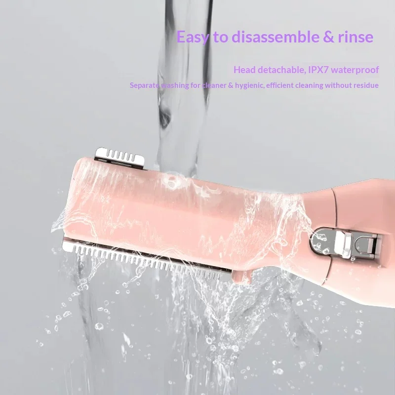 Electric Eyebrow Trimmer Razor Brow Shaping Portable Shaving with Duals Cutter Head Design Washable Hair Trimmer Razor Tools view 5