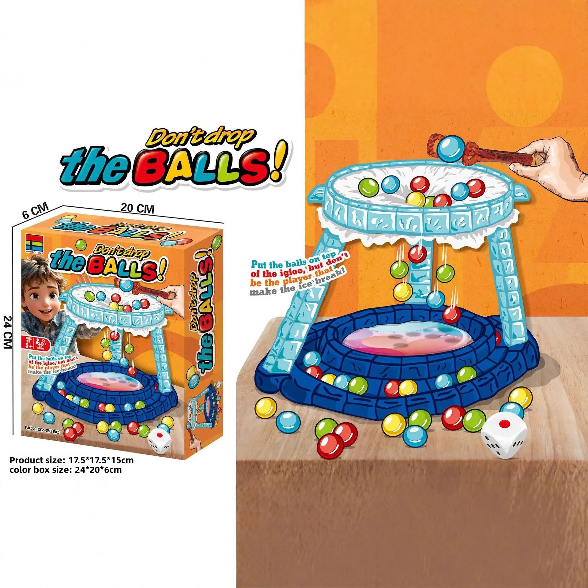 

Penguin Ice Breaker 2nd Gen multiplayer family board game for indoor parent child play Safe durable materials to boost focus