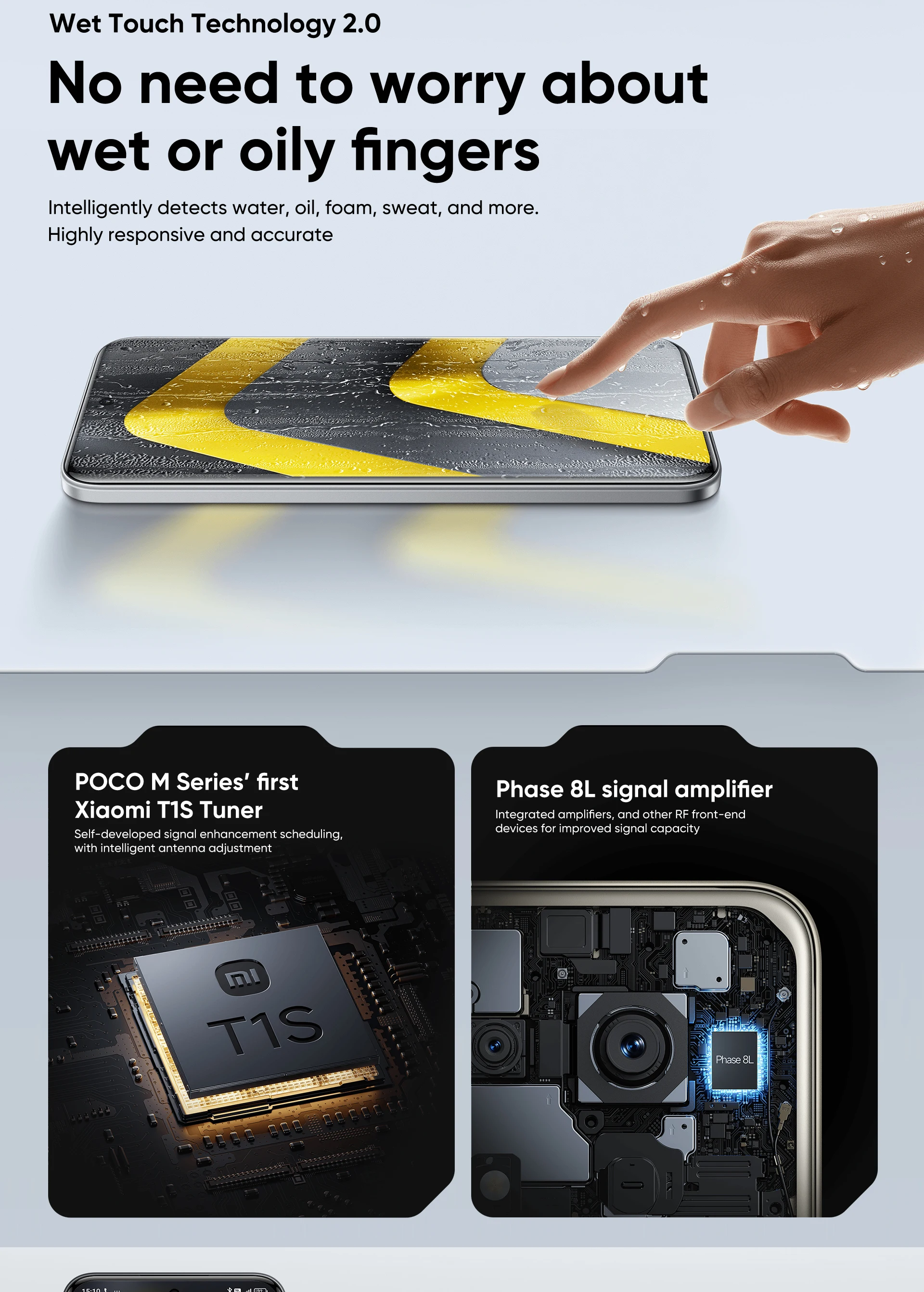 【Ship From AU】POCO M8 Pro 5G Global Version Snapdragon® 7S Gen 4 Massive 6500mAh Battery 6.83 "Crystal Res 1.5K AMOLED Display