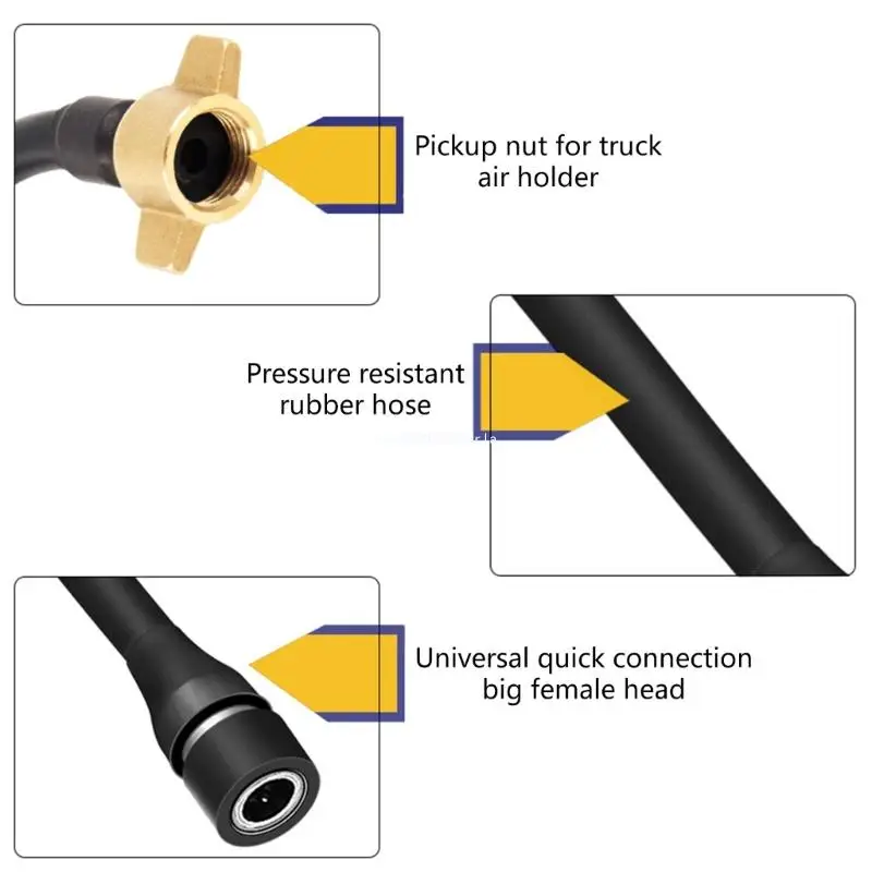 Upgraded Truck Air Air Intake Connector Connecting Pipe Truck Air Pipe Dust Dropship