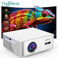 ThundeaL TD95W Android Projector Full HD 1080P WiFi 2K 4K Home Cinema Portable Smart TV Video Movie Meeting Led TD95 Projecter