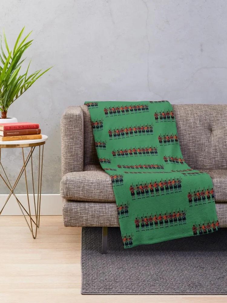 Eleven Pipers The Faithful Apostles Cut-Out Stencil-Style 1 Throw Blanket Blankets Sofas Of Decoration Sofas Blankets